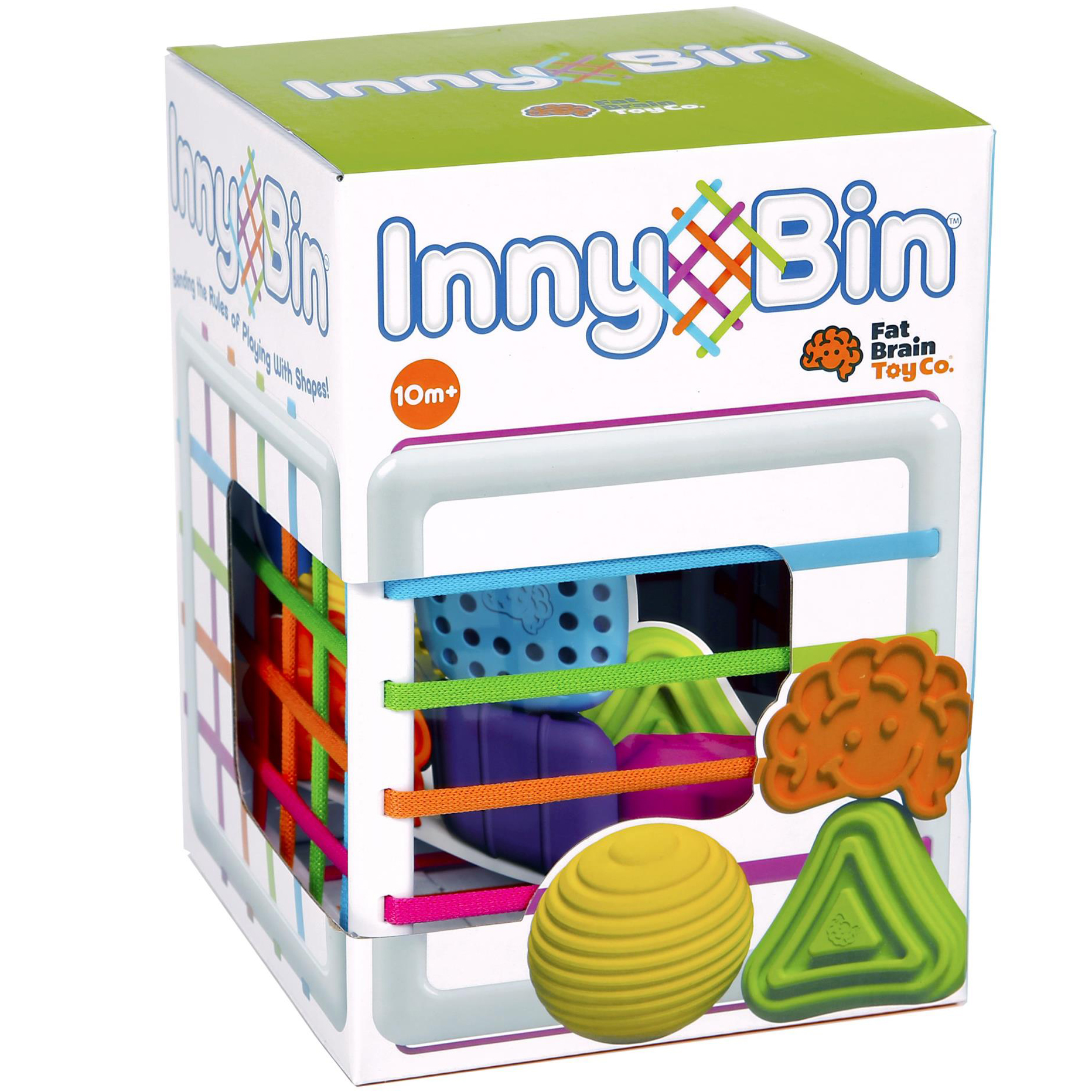 Сортер-куб зі стінками-шнурочками Fat Brain Toys InnyBin (F251ML) - фото 8