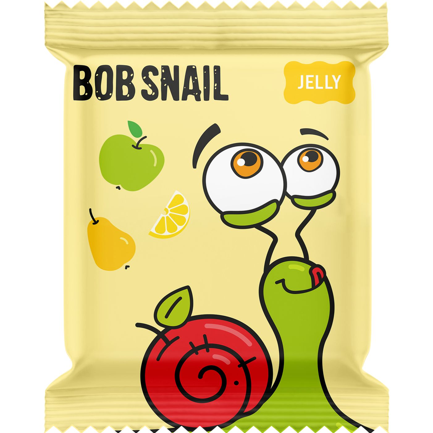 Фруктовый мармелад Bob Snail Яблоко-Груша-Лимон 90 г (10 шт. х 9 г) - фото 2
