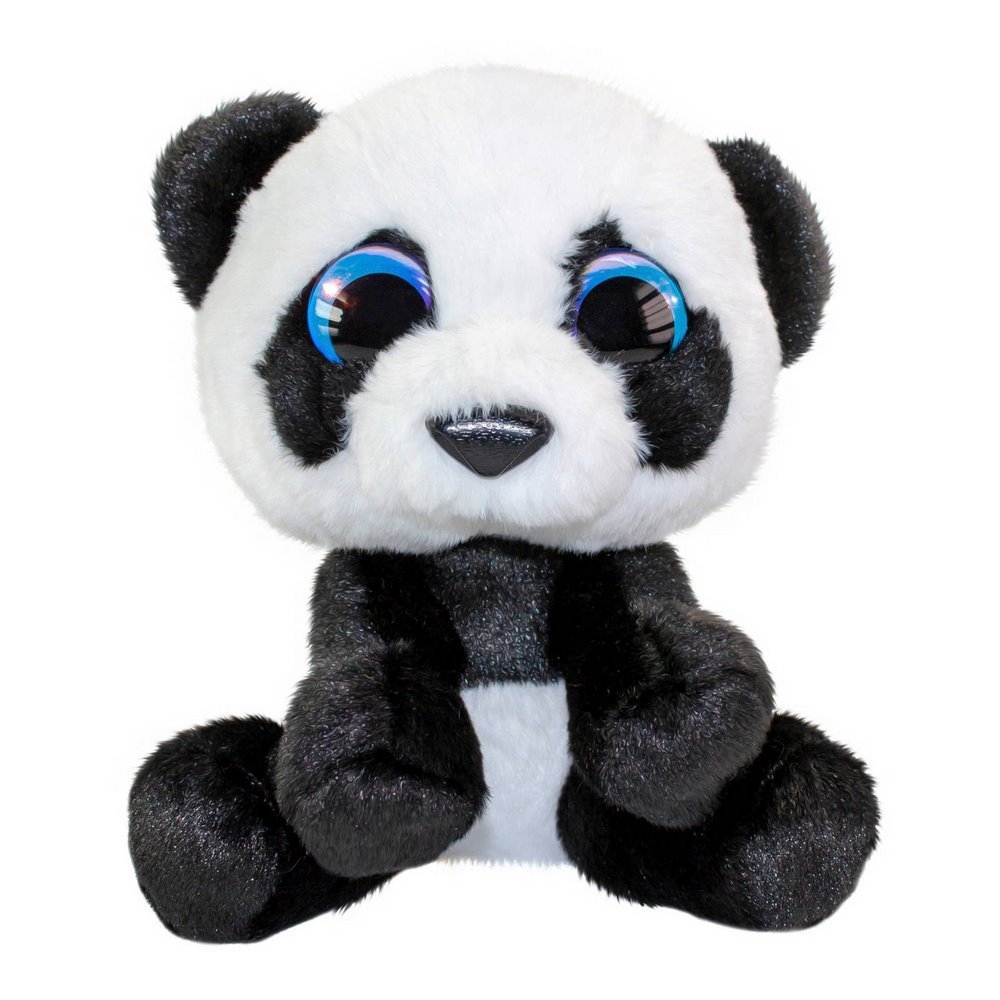 М'яка іграшка Lumo Stars Panda Pan, 15 см, чорний з білим (55390) - фото 1