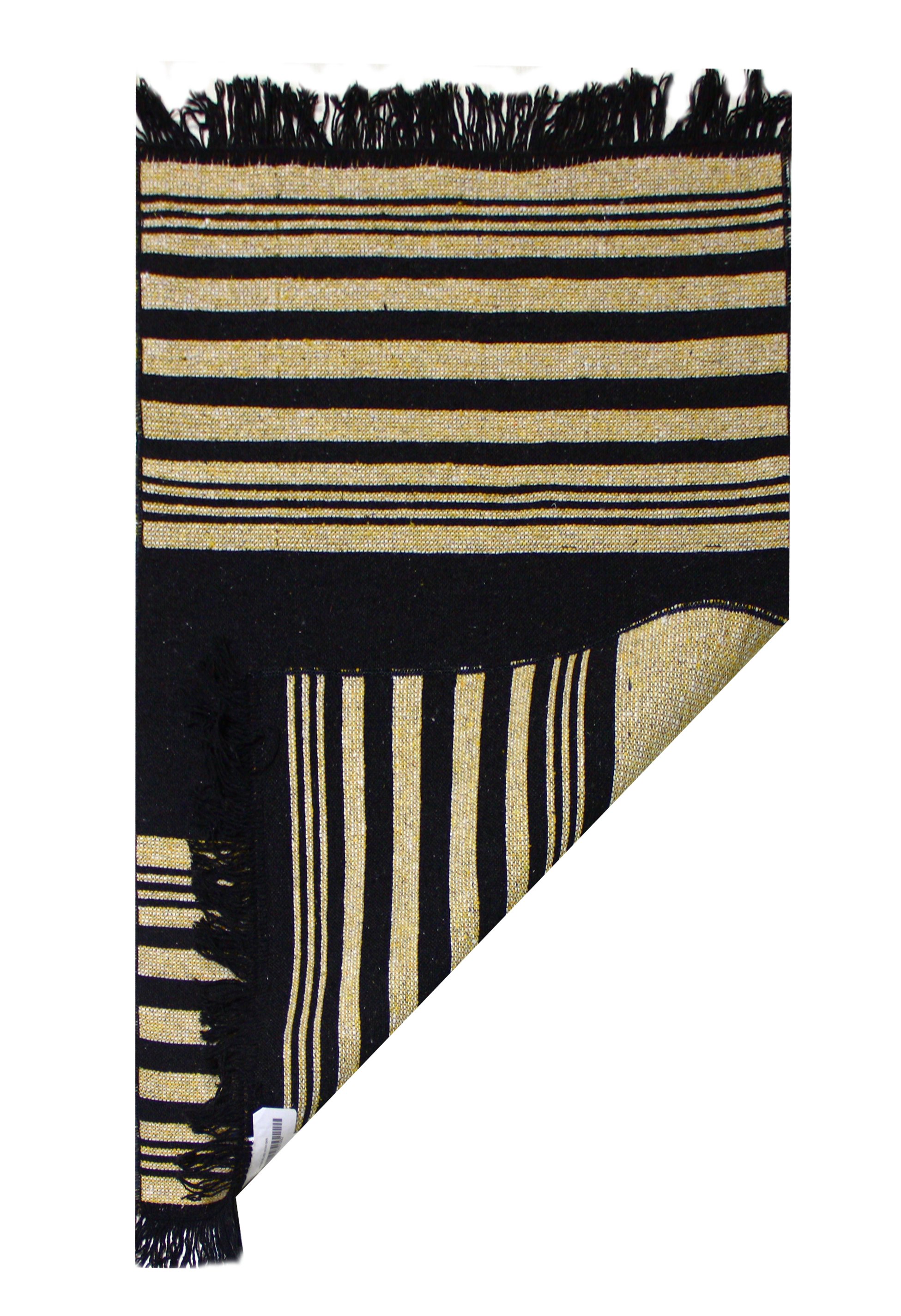 Килим двосторонній IzziHome Lara Siyah Sari Lr02, 180х120 см, чорний з жовтим (2200000554307) - фото 3