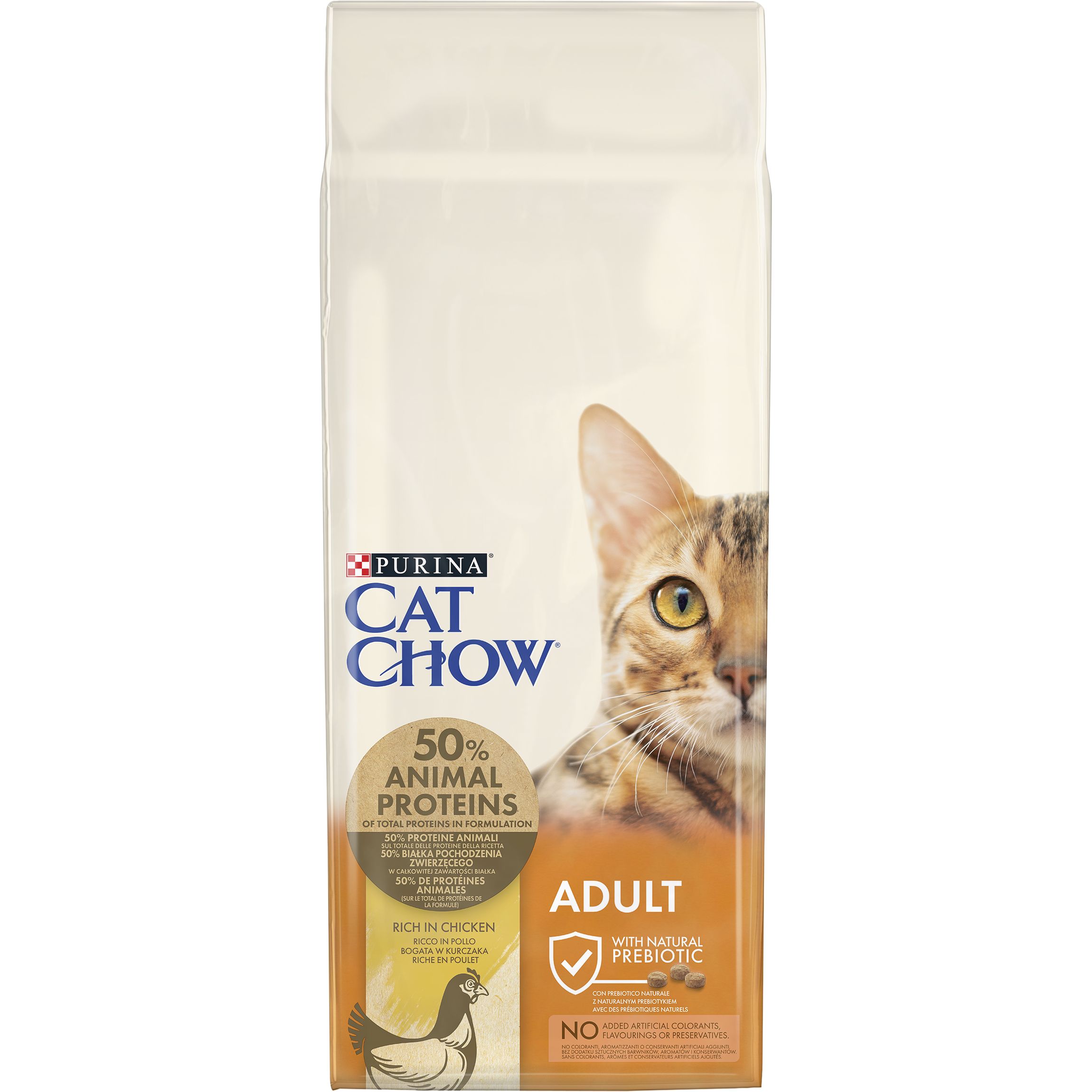 Сухий корм для котів Cat Chow Adult з куркою 15 кг - фото 2