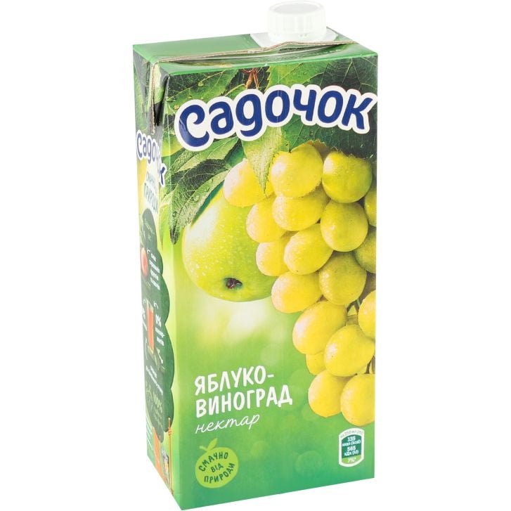 Нектар Садочок Яблочно-виноградный 950 мл (498765) - фото 2