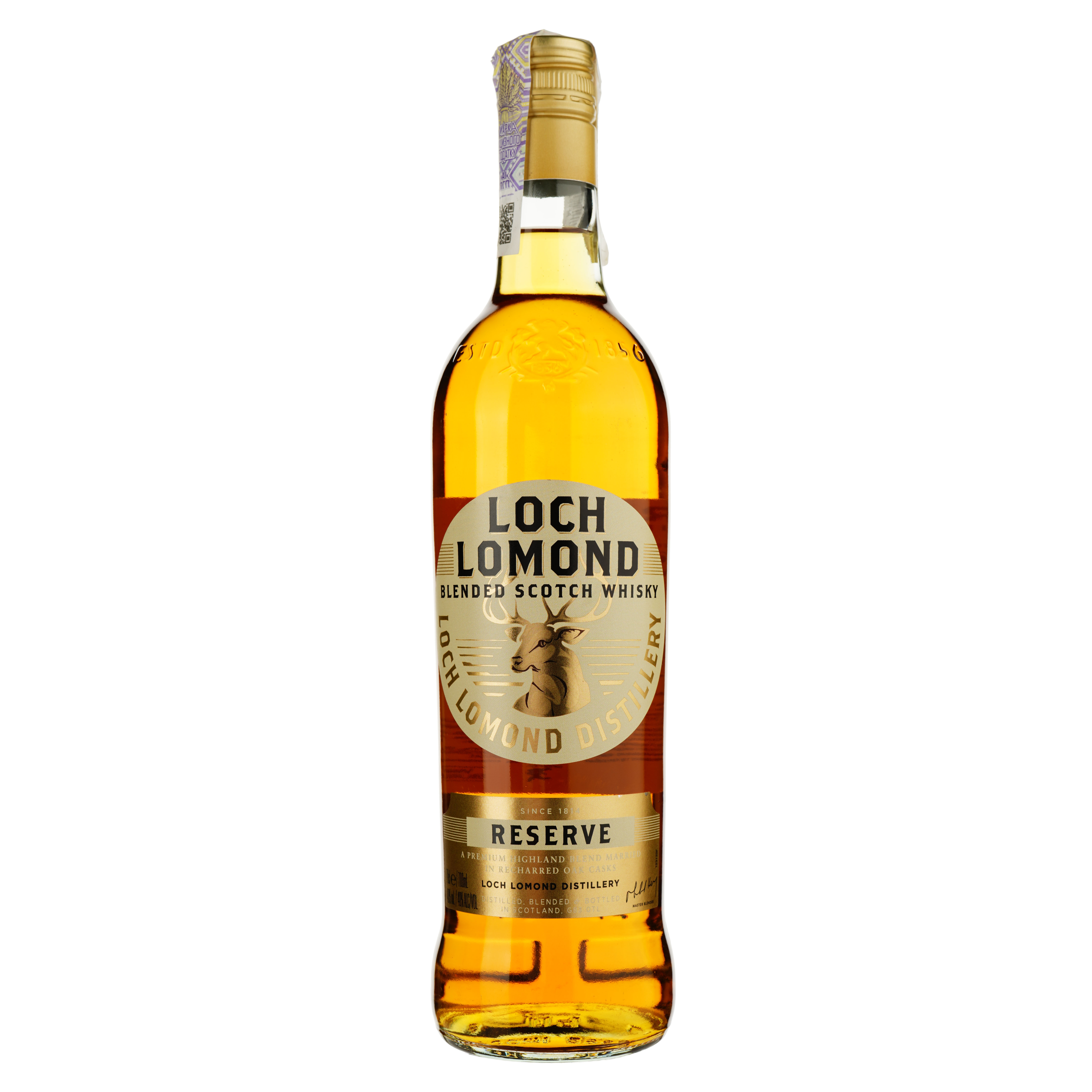 Виски Loch Lomond Reserve Blended Scotch Whisky, 40%, 0,7 л (34380) - фото 1