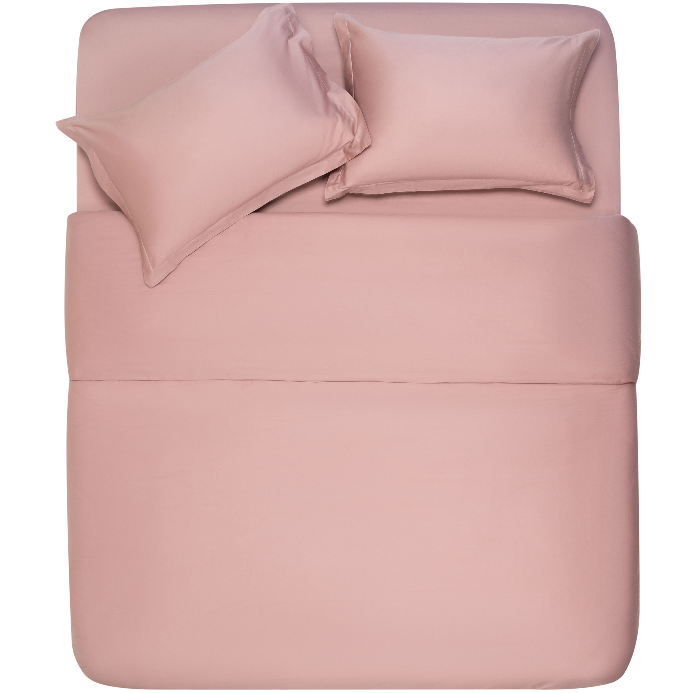 Комплект постільної білизни Ardesto Mix&Match Premium сатин двоспальний євро світло-рожевий (ART2022SU) - фото 1