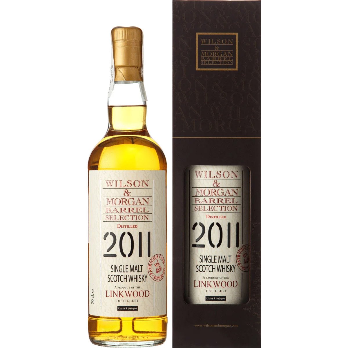 Виски Wilson & Morgan Linkwood Patricius Cask Single Malt Scotch Whisky 46% 0.7 л - фото 1