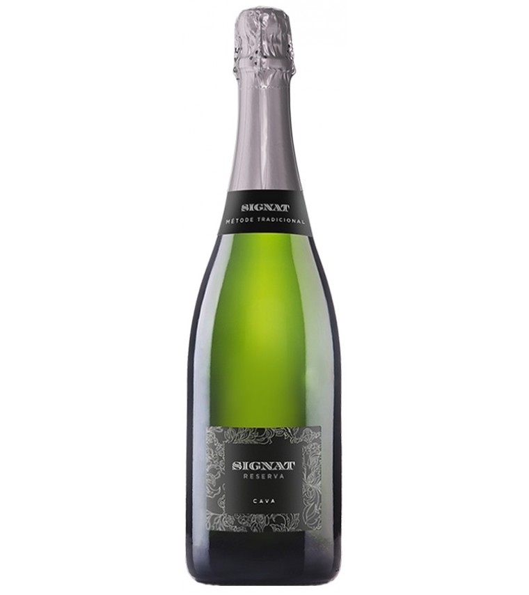 Ігристе вино Signat Cava Brut Reserva DO, біле, брют, 0,75 л - фото 1