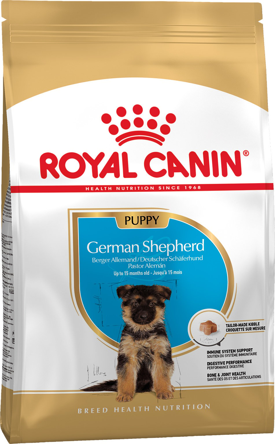 Сухий корм для цуценят Royal Canin German Shepherd Puppy, з м'ясом птиці і рисом, 3 кг - фото 1