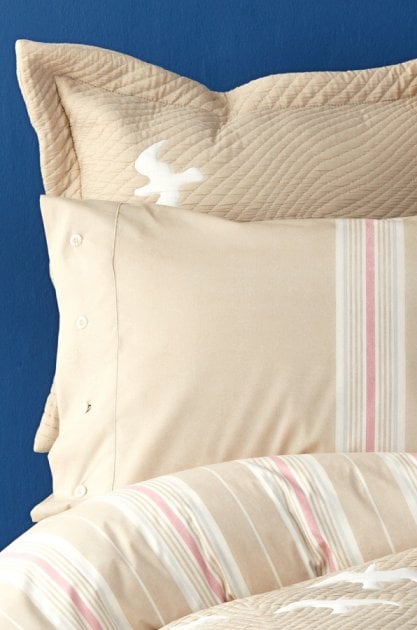 Набор постельное белье с покрывалом Karaca Home Albatros bej 2020-1, евро, бежевый, 7 предметов (svt-2000022236904) - фото 2