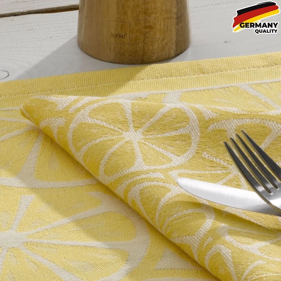 Кухонное полотенце Kela Citrus 70x50 см желтое (12460) - фото 3