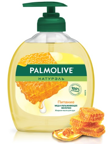 Рідке мило Palmolive Молоко та мед, 300 мл - фото 1
