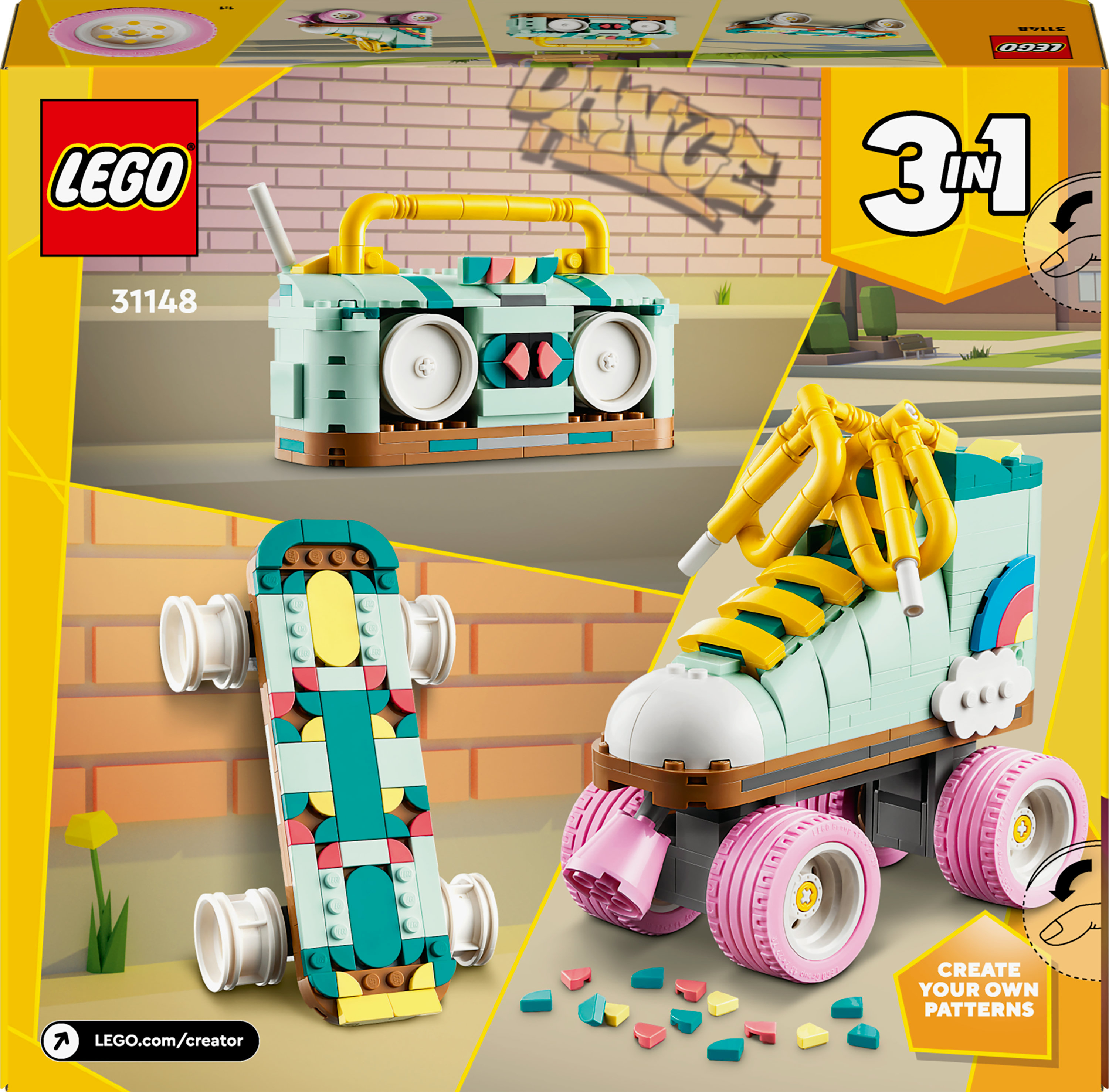 Конструктор LEGO Creator Ретро ролики 342 детали (31148) - фото 9