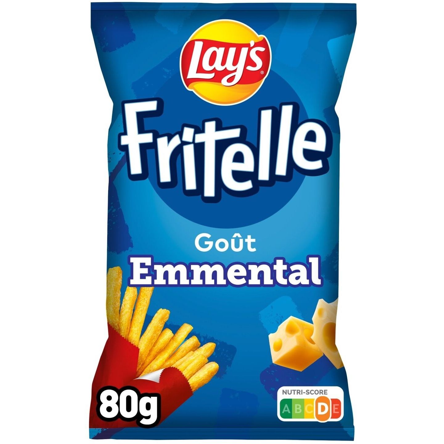 Чипсы Lay's Fritelle со вкусом сыра эмменталь 80 г (916180) - фото 1