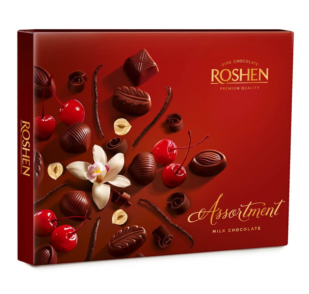 Цукерки Roshen Assortment Elegant молочний шоколад, 145г (662537) - фото 1