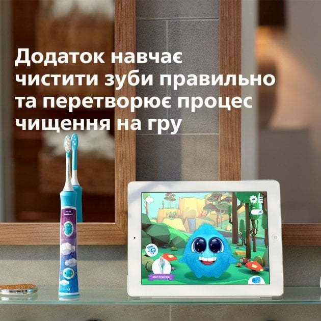 Електрична зубна щітка Philips Sonicare For Kids (HX6322/04) - фото 4