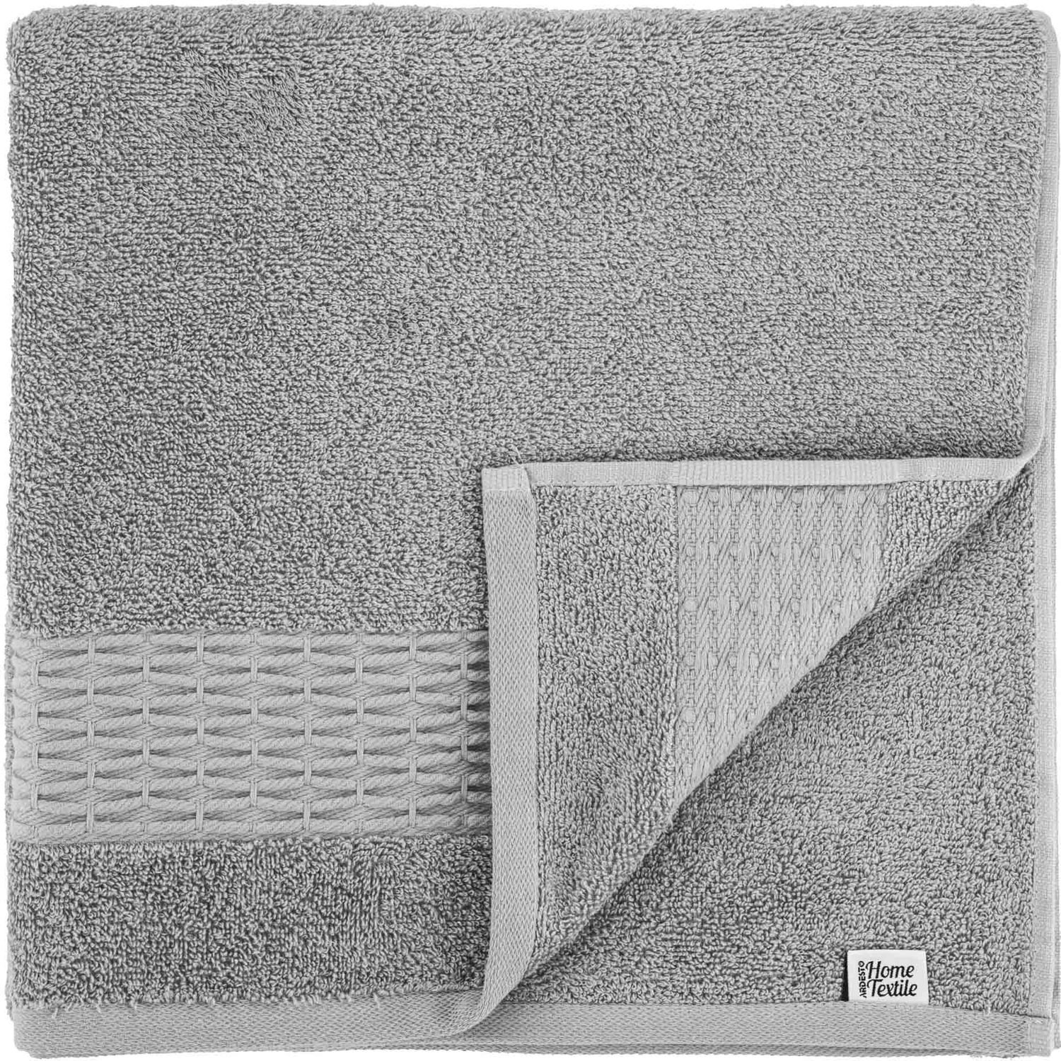 Набор махровых полотенец Ardesto Lotus, 140х70/90х50 см, 2 шт., серый (ART2357SG) - фото 7