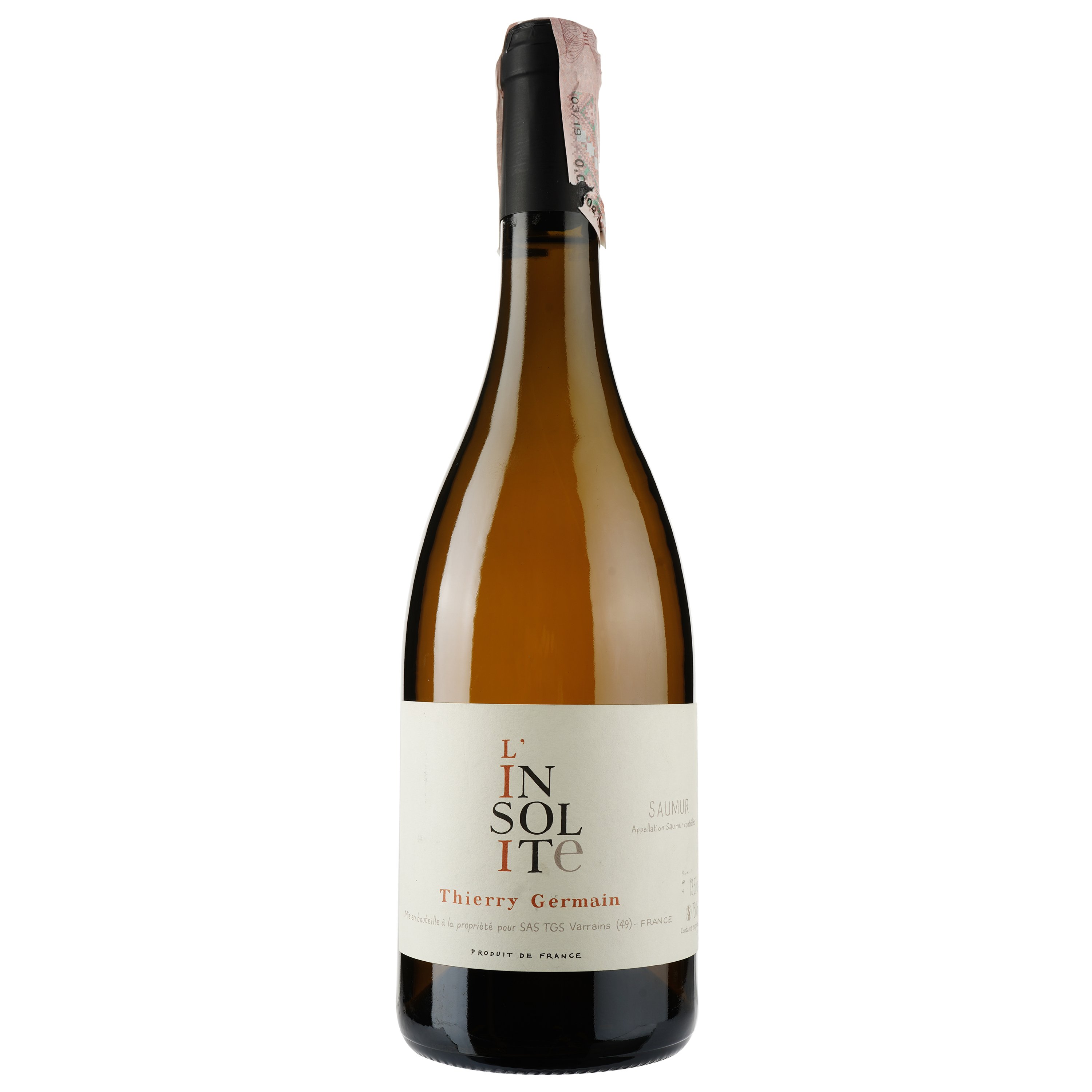 Вино Thierry Germain Domaine des Roches Neuves Saumur l'Insolite Blanc 2018 АОС/AOP, 12,5%, 0,75 л (795817) - фото 1