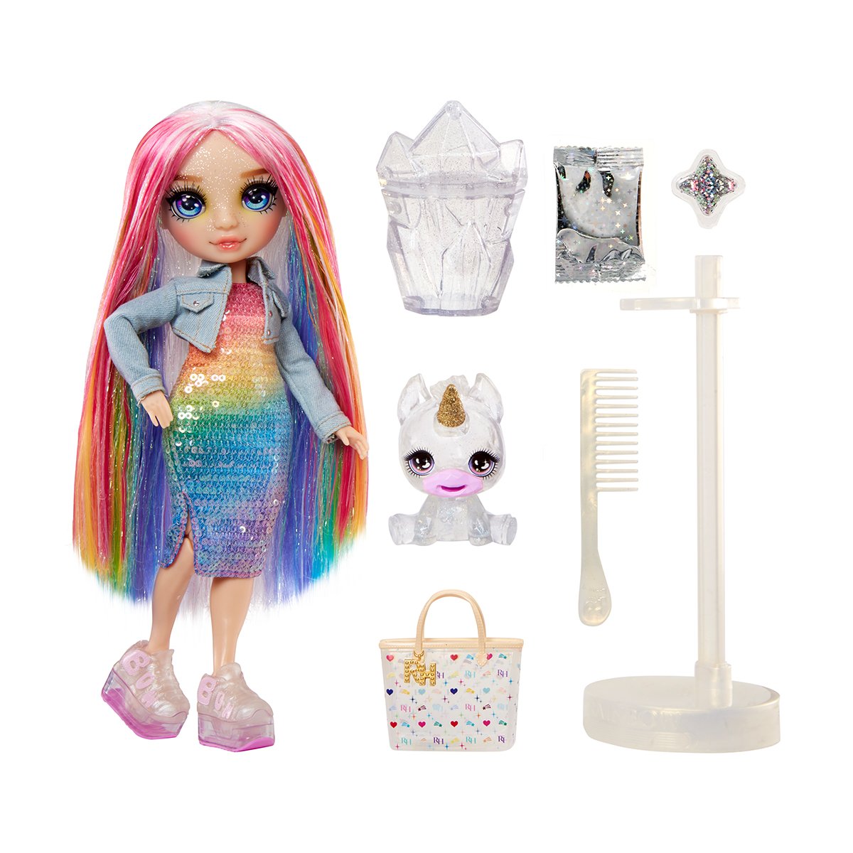 Кукла Rainbow High Classic Amaya Raine с аксессуарами и слаймом 28 см (120230) - фото 8