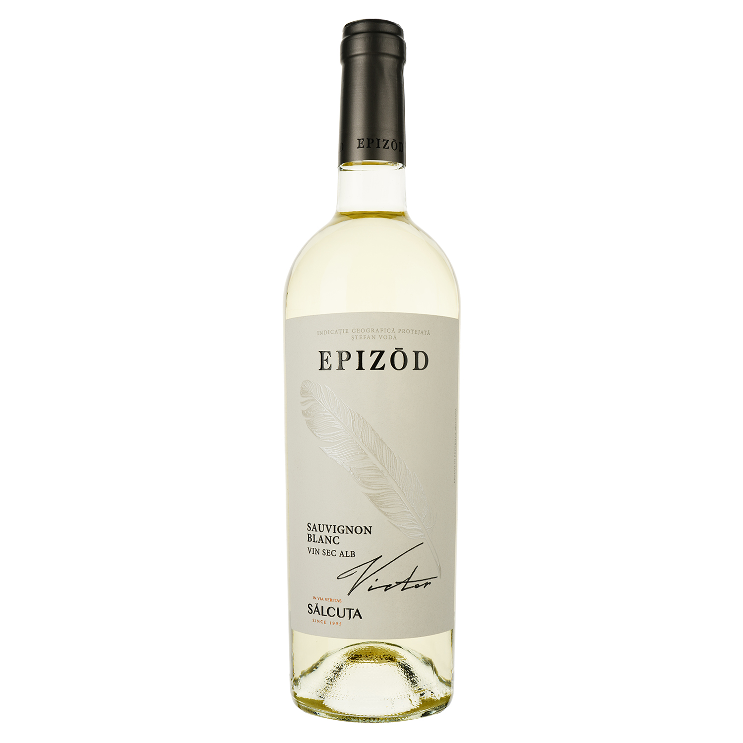 Вино Salcuta Epizod Sauvignon Blanc, біле, сухе, 0,75 л - фото 1