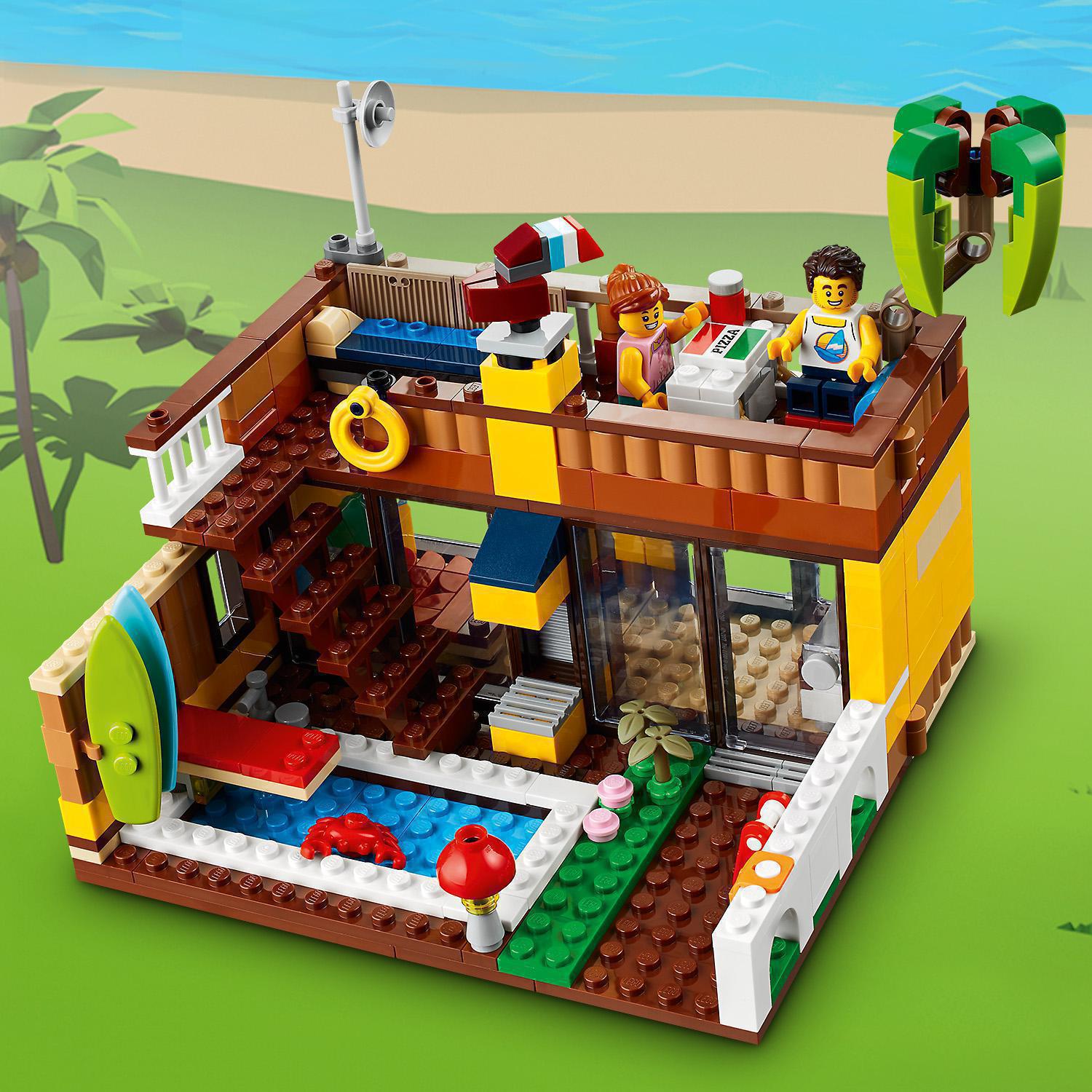 Конструктор LEGO Creator Пляжний будиночок серферів, 564 деталі (31118) - фото 9