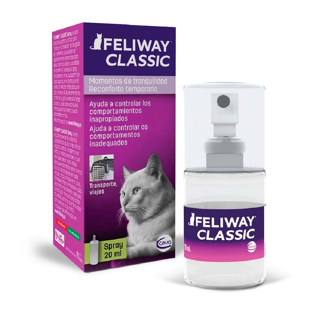 Успокаивающее средство для кошек под транспортировку CEVA Feliway Classic, спрей, 20 мл - фото 1