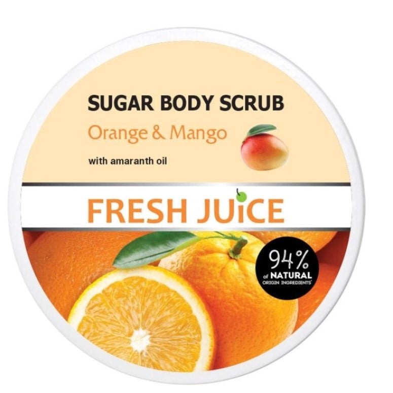 Сахарный скраб для тела Fresh Juice Orange & Mango 225 мл - фото 1