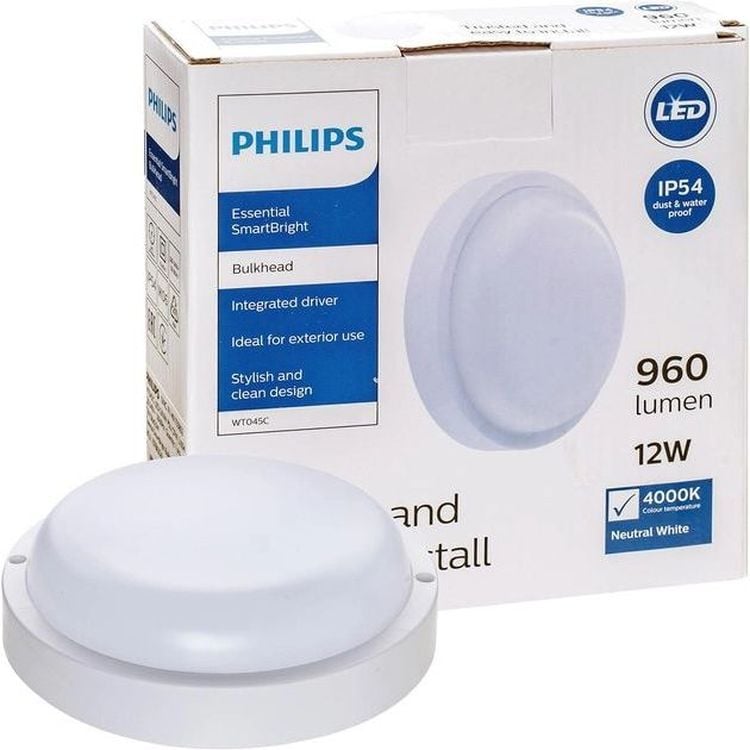 Светильник Philips WT045C LED12/NW PSU CFW L1054, IP65, 12W, 960 Лм, 4000К (911401735852) - фото 1