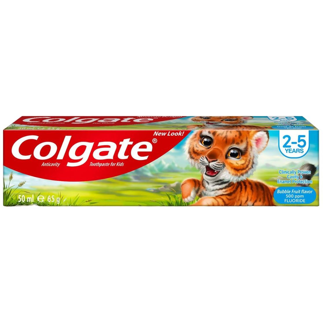 Зубная паста Colgate Toddler Bubble Fruit Anticavity Toothpaste For 2-5 Years Kids 50 мл - фото 1