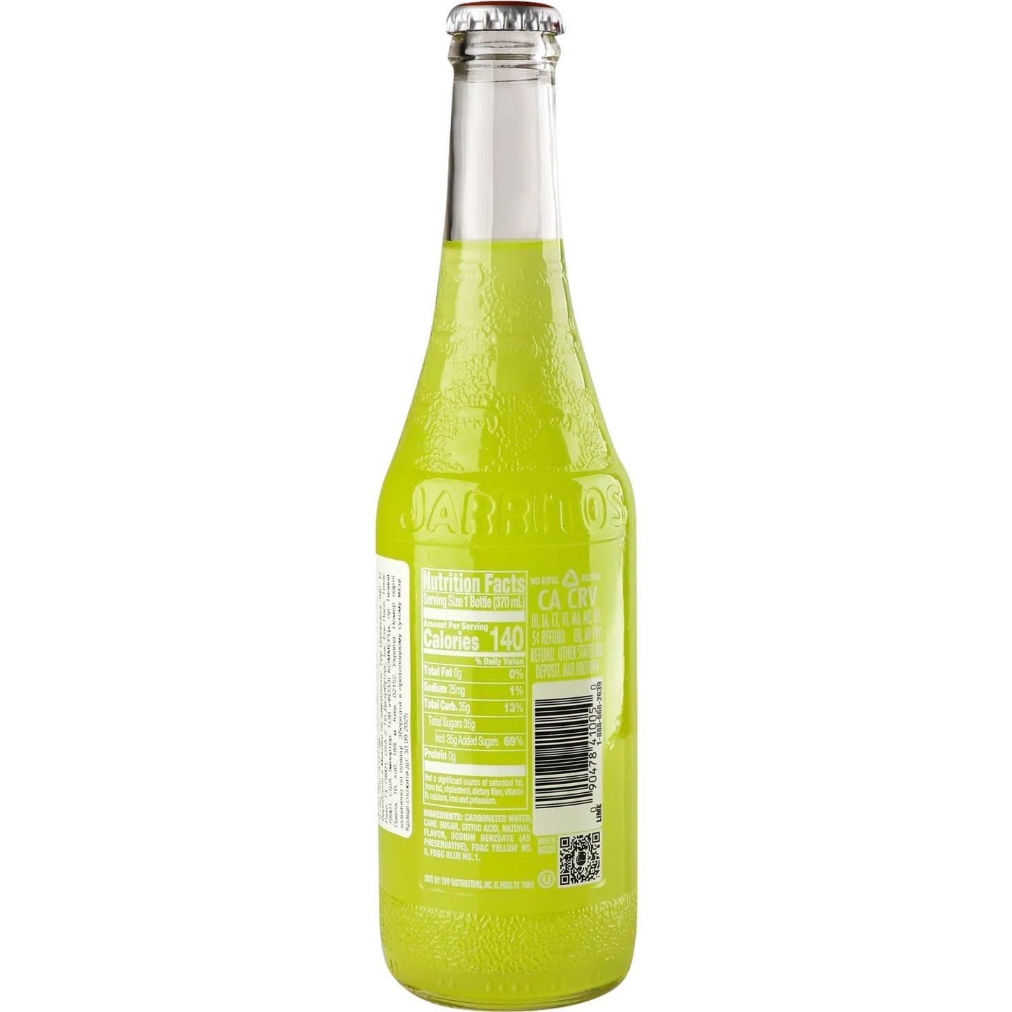 Напій Jarritos Lime безалкогольний газований 0.37 л (951537) - фото 3