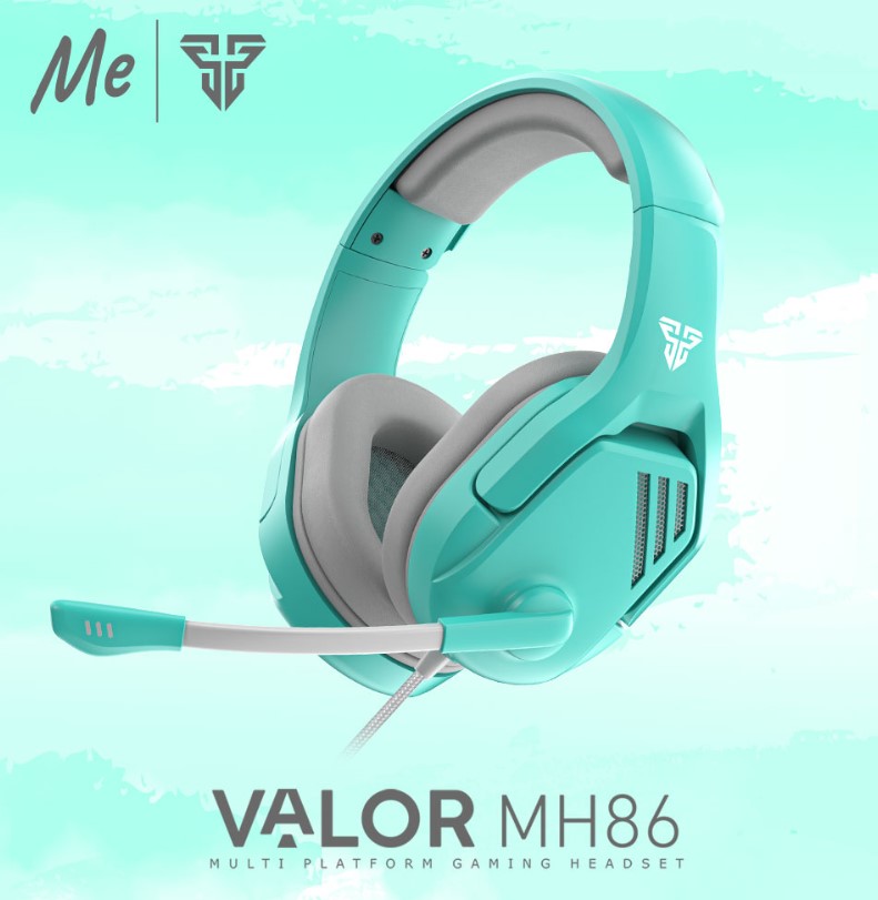 Игровые наушники Fantech Valor MH86 Mint с микрофоном - фото 2