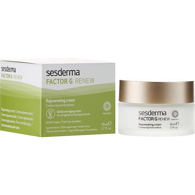 Омолоджуючий крем для обличчя Sesderma Factor G Rejuvenating Cream, 50 мл - фото 1