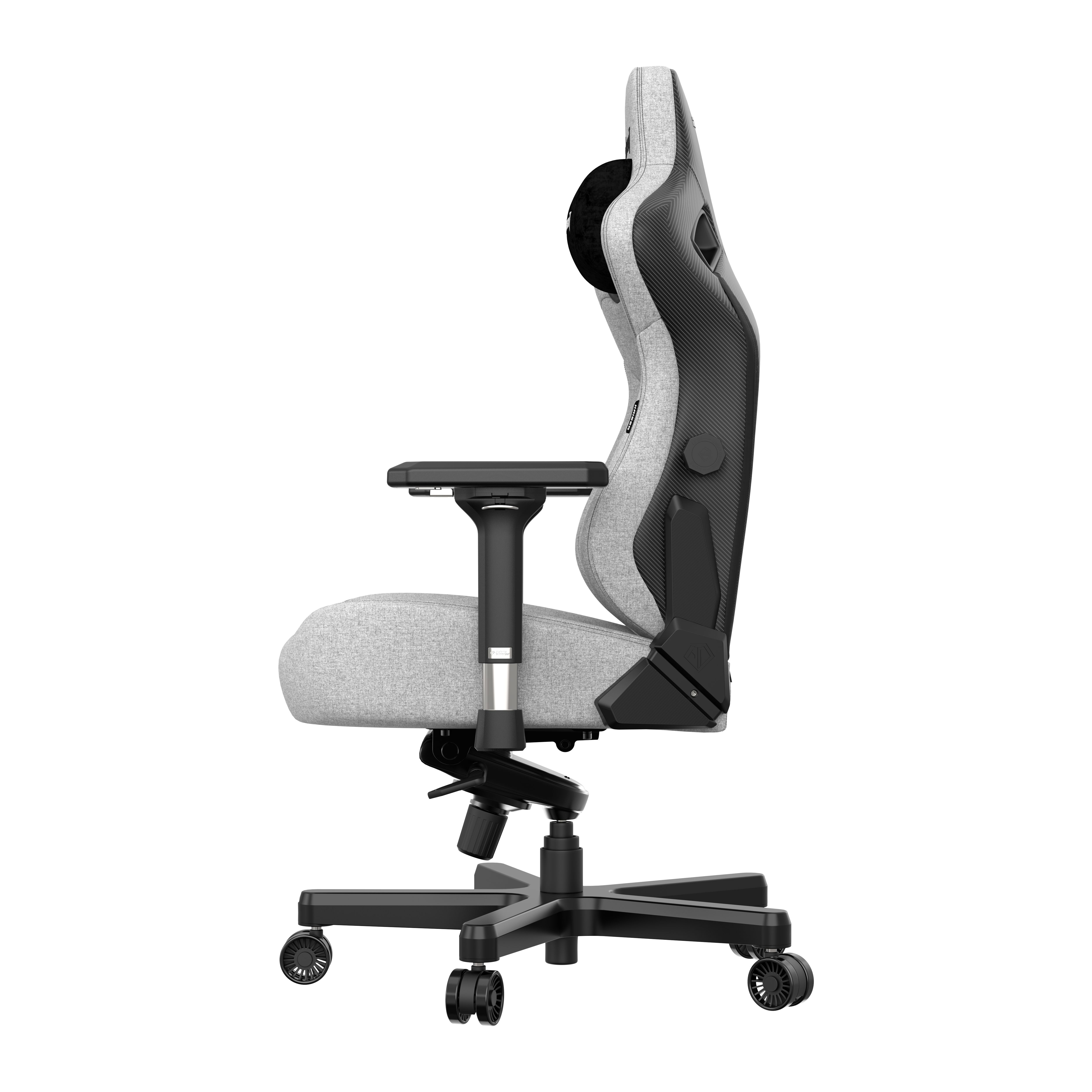 Крісло ігрове Anda Seat Kaiser 3 Size L Grey Fabric (AD12YDC-L-01-G-PV/F) - фото 5