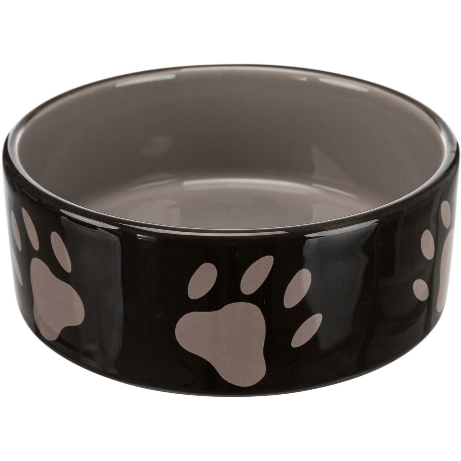 Миска Trixie для собак керамическая 1.4 л коричневая (34533) - фото 1