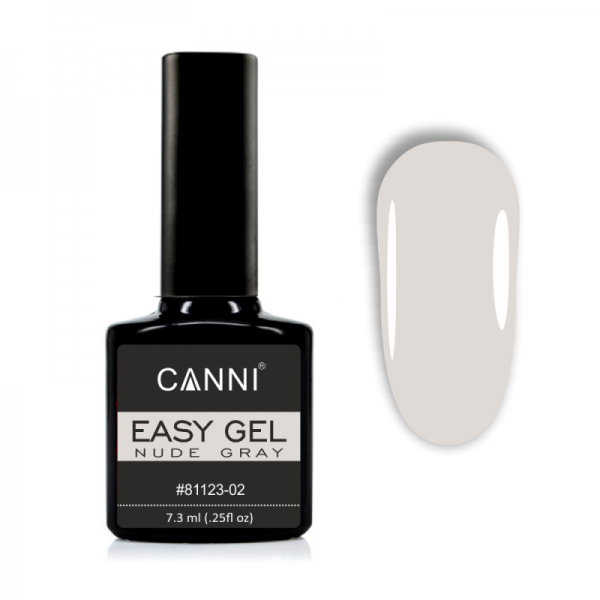Гель для нарощування Canni Easy gel 02 Nude Gray 7.3 мл - фото 2