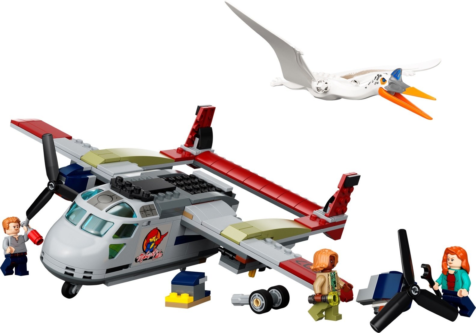Конструктор LEGO Jurassic World Напад кетцалькоатля на літак, 306 деталей (76947) - фото 3