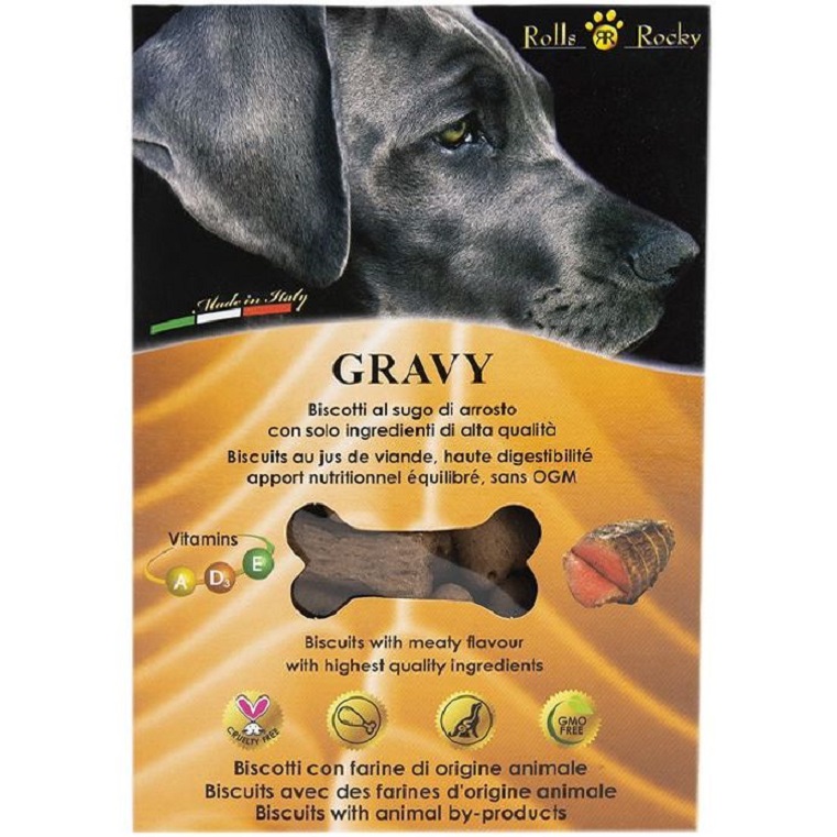 Печенье для собак Rolls Rocky Gravy с вкусом мясной подливы 300 г - фото 1