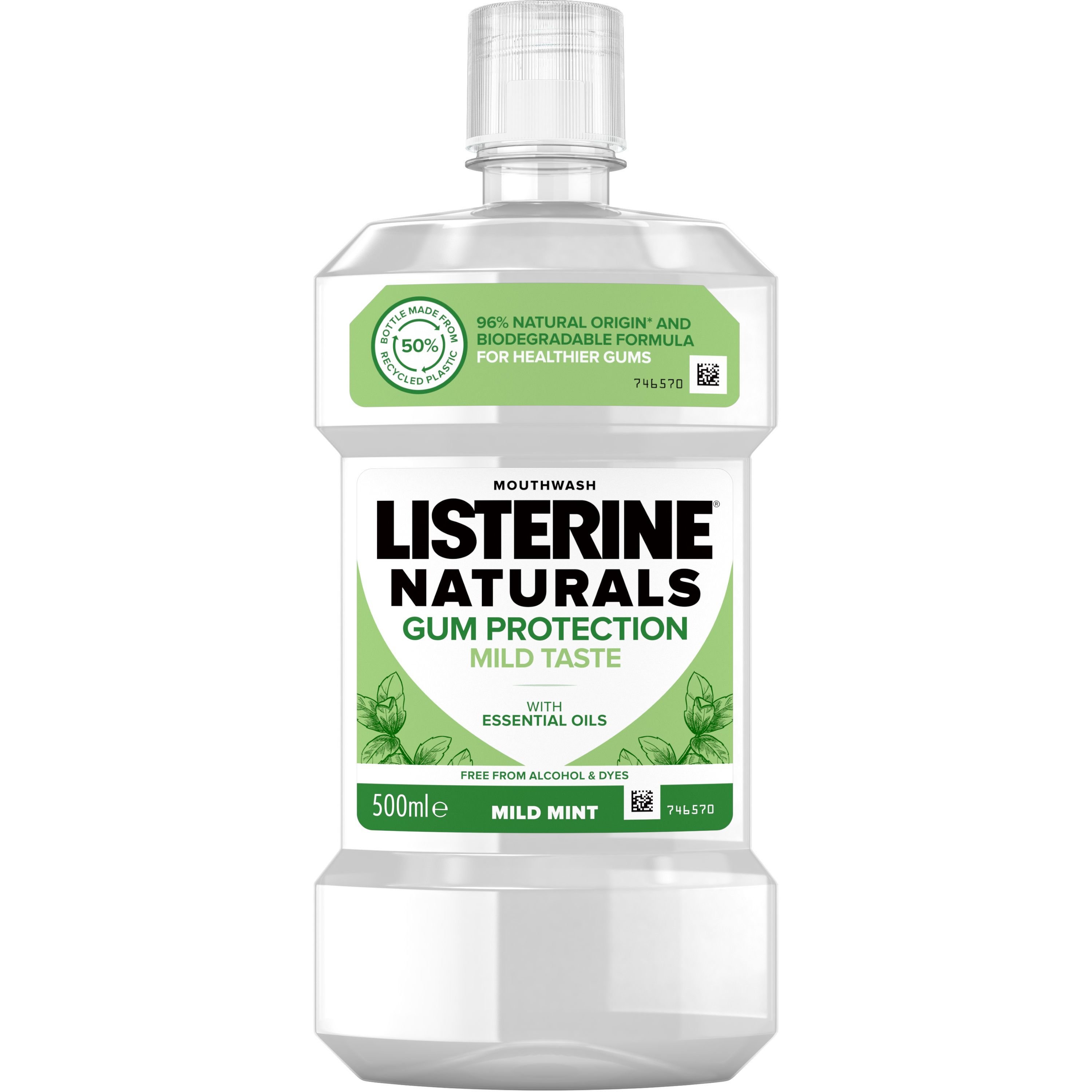 Ополаскиватель для полости рта Listerine Naturals c эфирными маслами 500 мл - фото 1