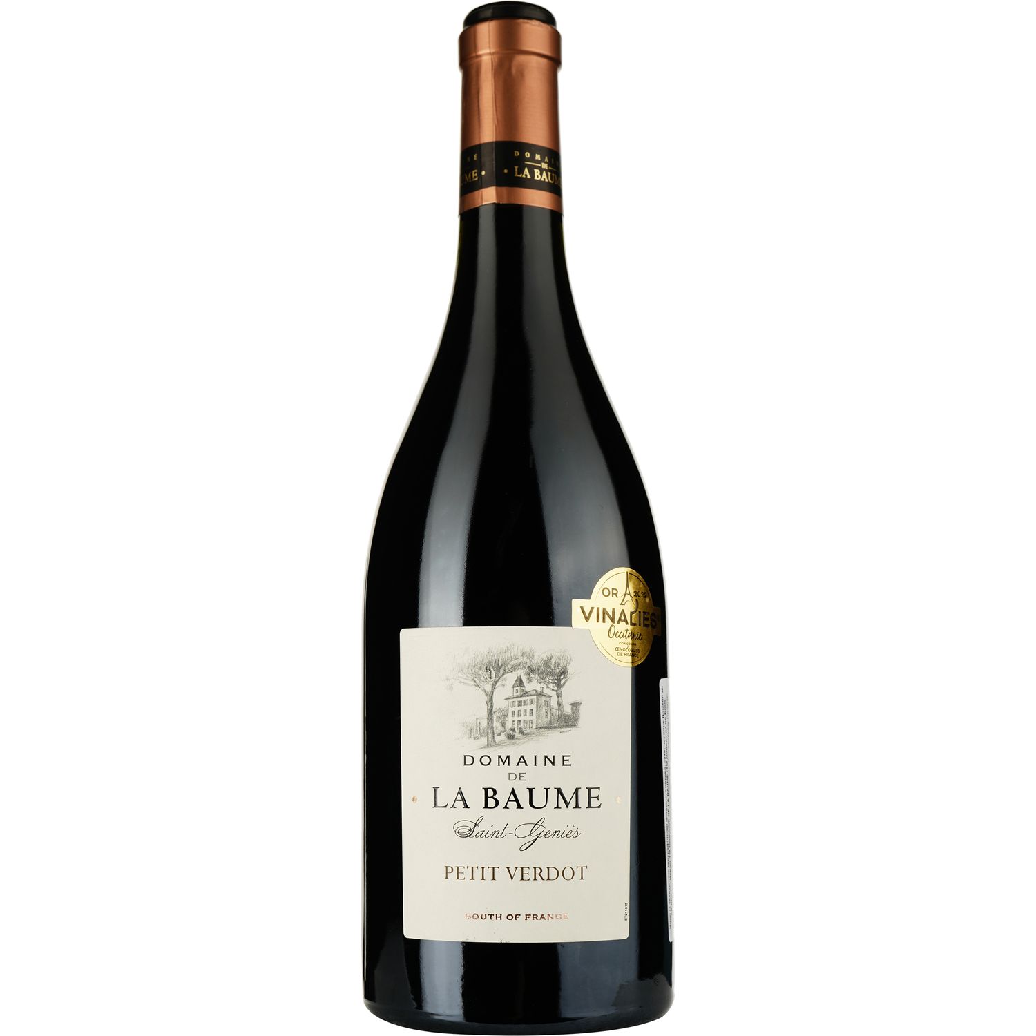 Вино Domaine De La Baume Petit Verdot 2022 IGP Pays d'Oc червоне сухе 0.75 л - фото 1