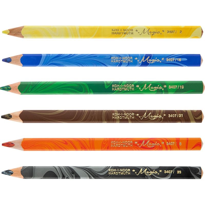 Олівці кольорові Koh-i-Noor Magic 6 шт. (340800) - фото 2