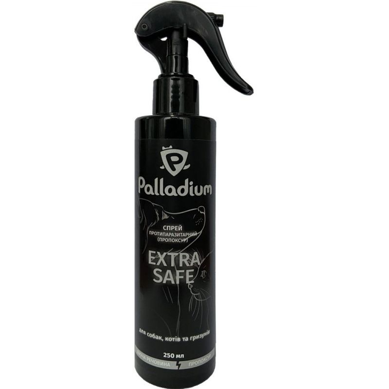 Спрей Palladium Extra Safe від бліх і кліщів для собак, котів та гризунів 250 мл - фото 1