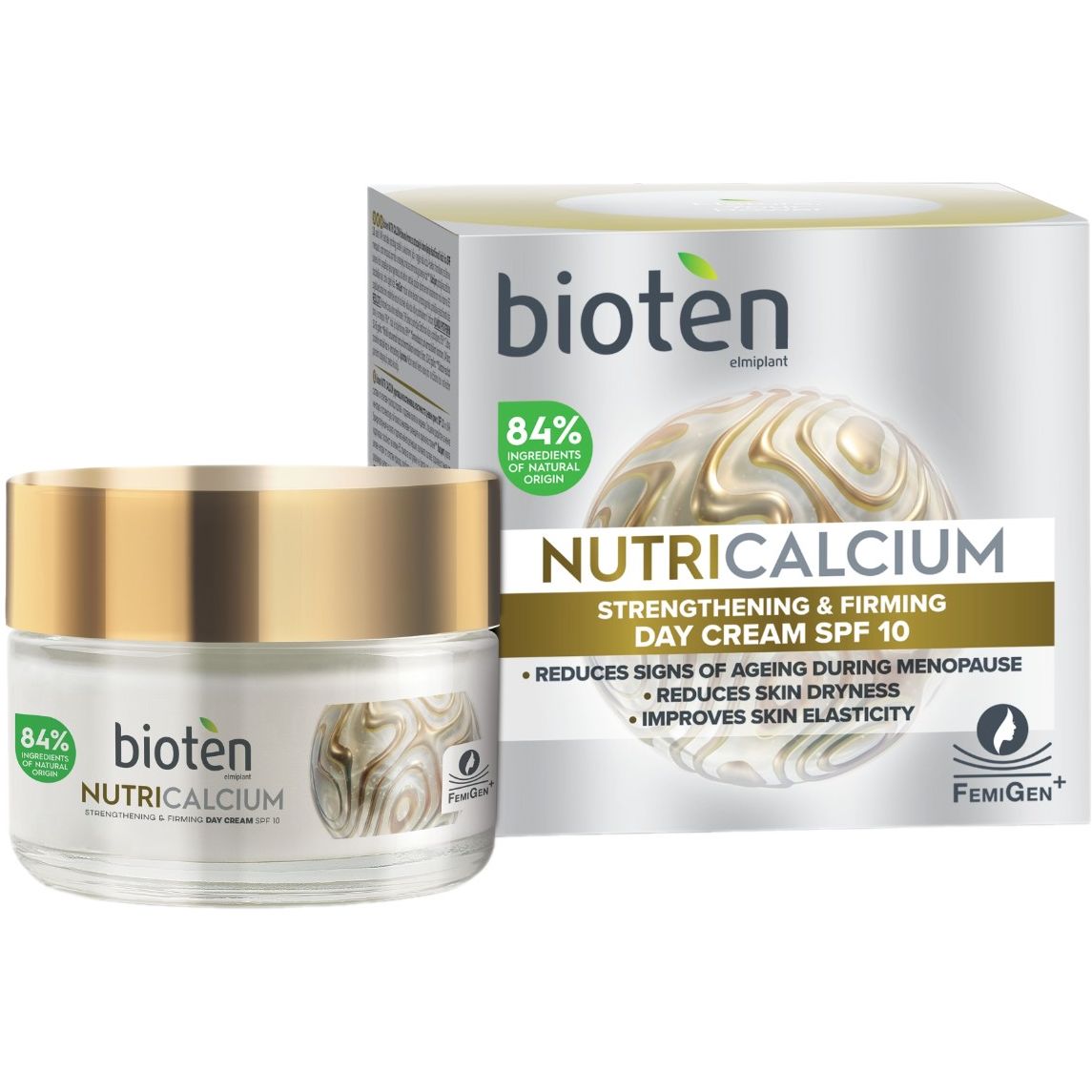Зміцнювальний денний крем для обличчя Bioten Nutri Calcium Strengthening & Firming Day Cream SPF 10 50 мл - фото 1