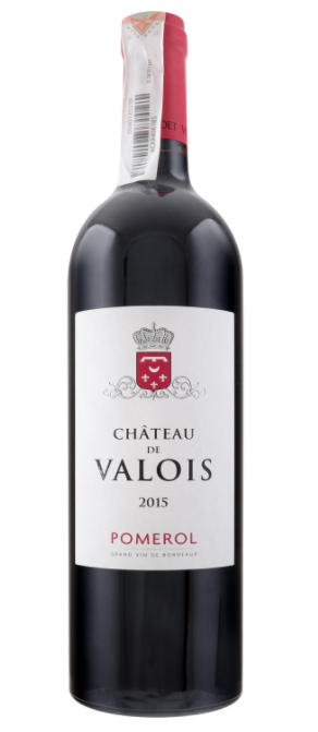 Вино Chateau de Valois Pomerol 2015, 14,5%, 0,75 л (868946) - фото 1