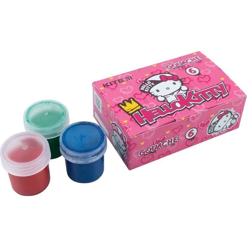 Гуаш Kite Hello Kitty 6 кольорів (HK22-062) - фото 2