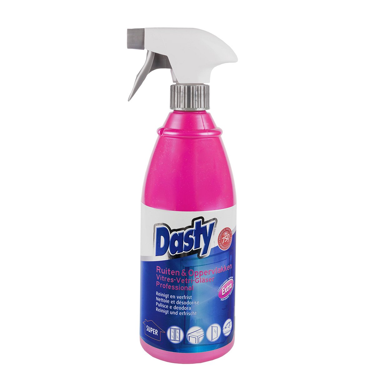 Професійний засіб Dasty для миття скляних поверхонь Pink, 750мл (121373) - фото 1