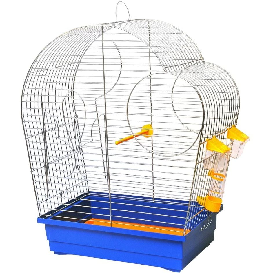 Клітка для птахів Лорі Патріот, цинк, 56х31х69 см, синя - фото 1