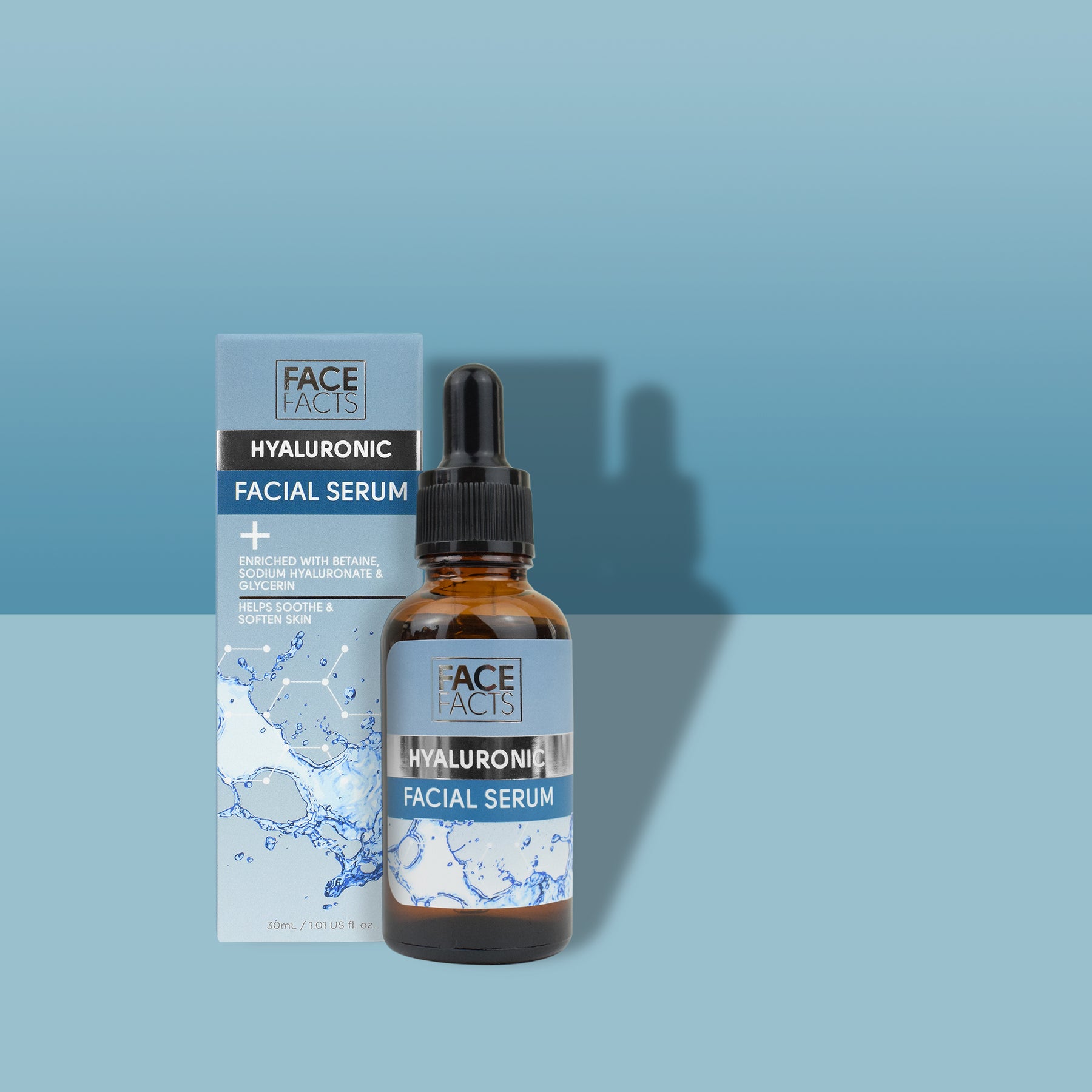 Гіалуронова сироватка для шкіри обличчя Face Facts Hyaluronic Facial Serum 30 мл - фото 2