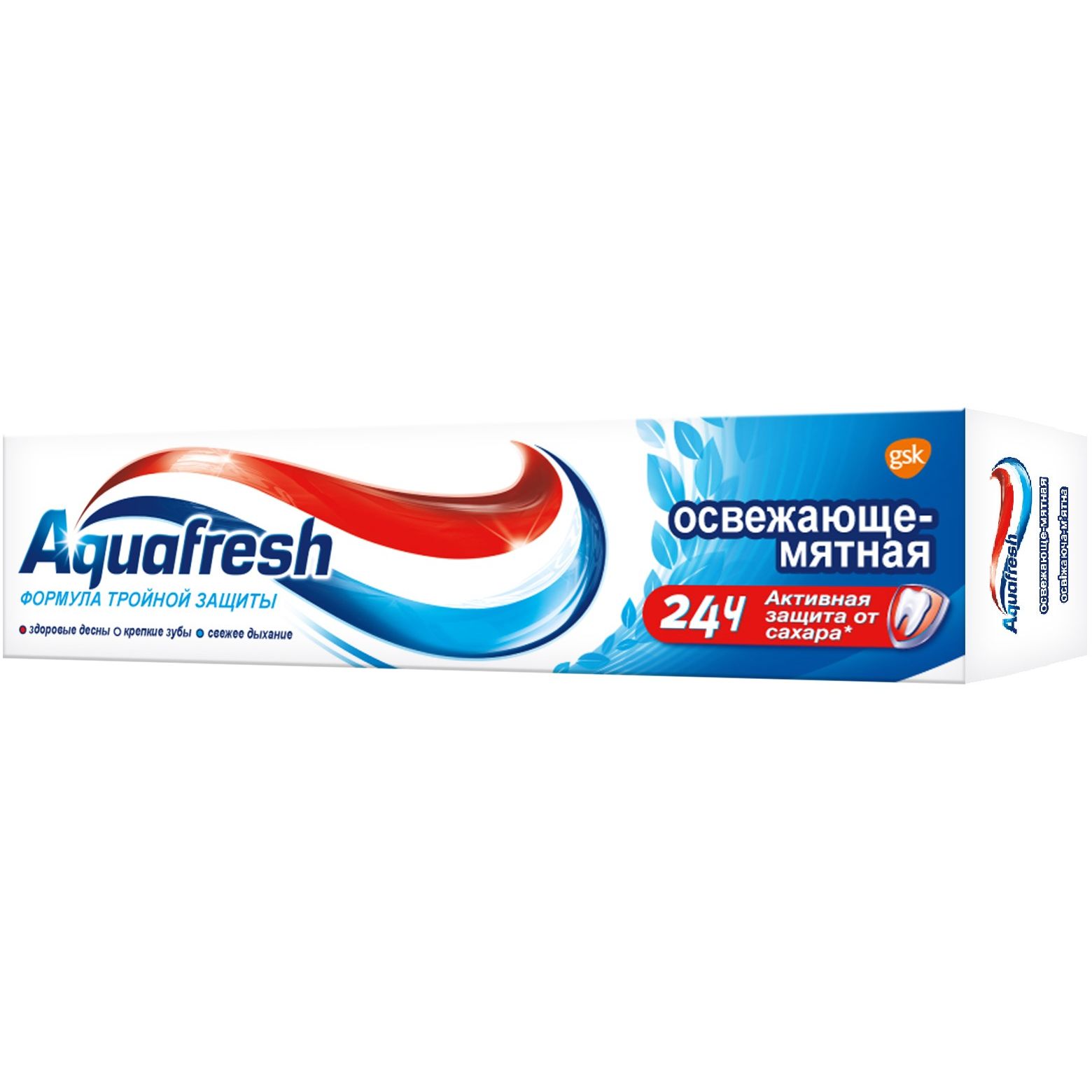 Зубная паста Aquafresh Освежающе-мятная семейная 100 мл - фото 3