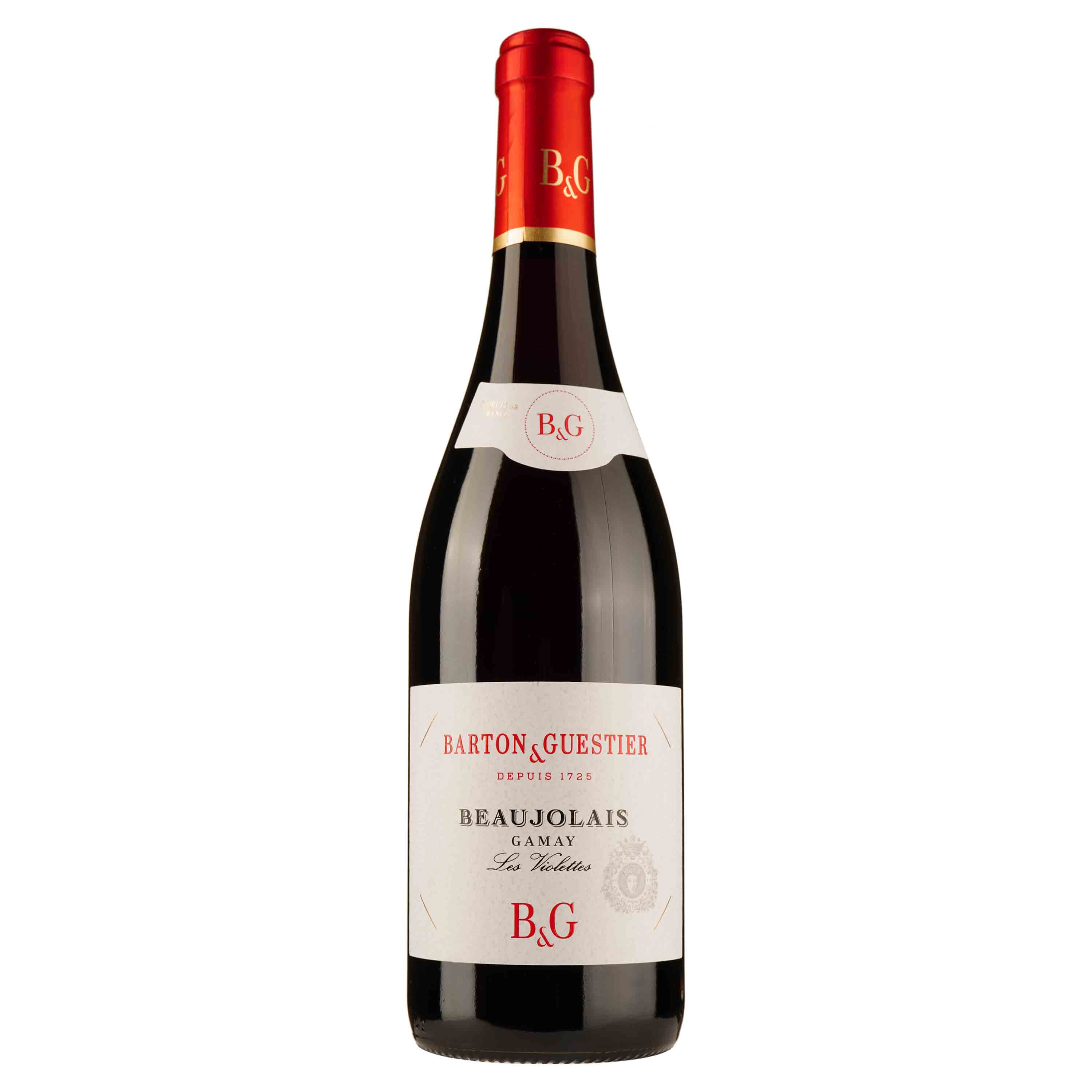 Вино Barton&Guestier Beaujolais, красное, сухое, 12,5%, 0,75 л - фото 1