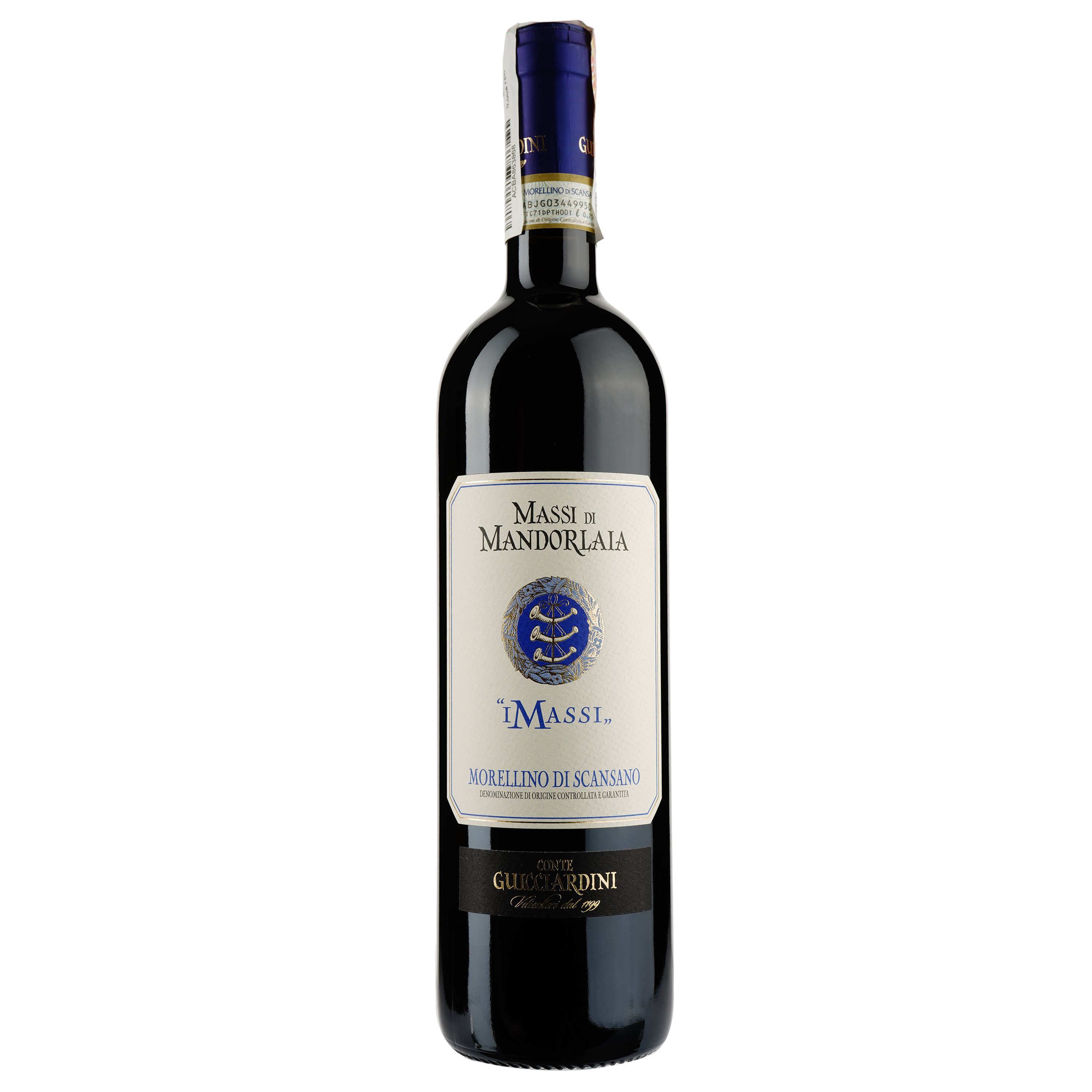 Вино Conte Ferdinando Guicciardini Massi di Mandorlaia Morellino I Massi, 13,5-14,5%, 0,75 л (ALR15549) - фото 1