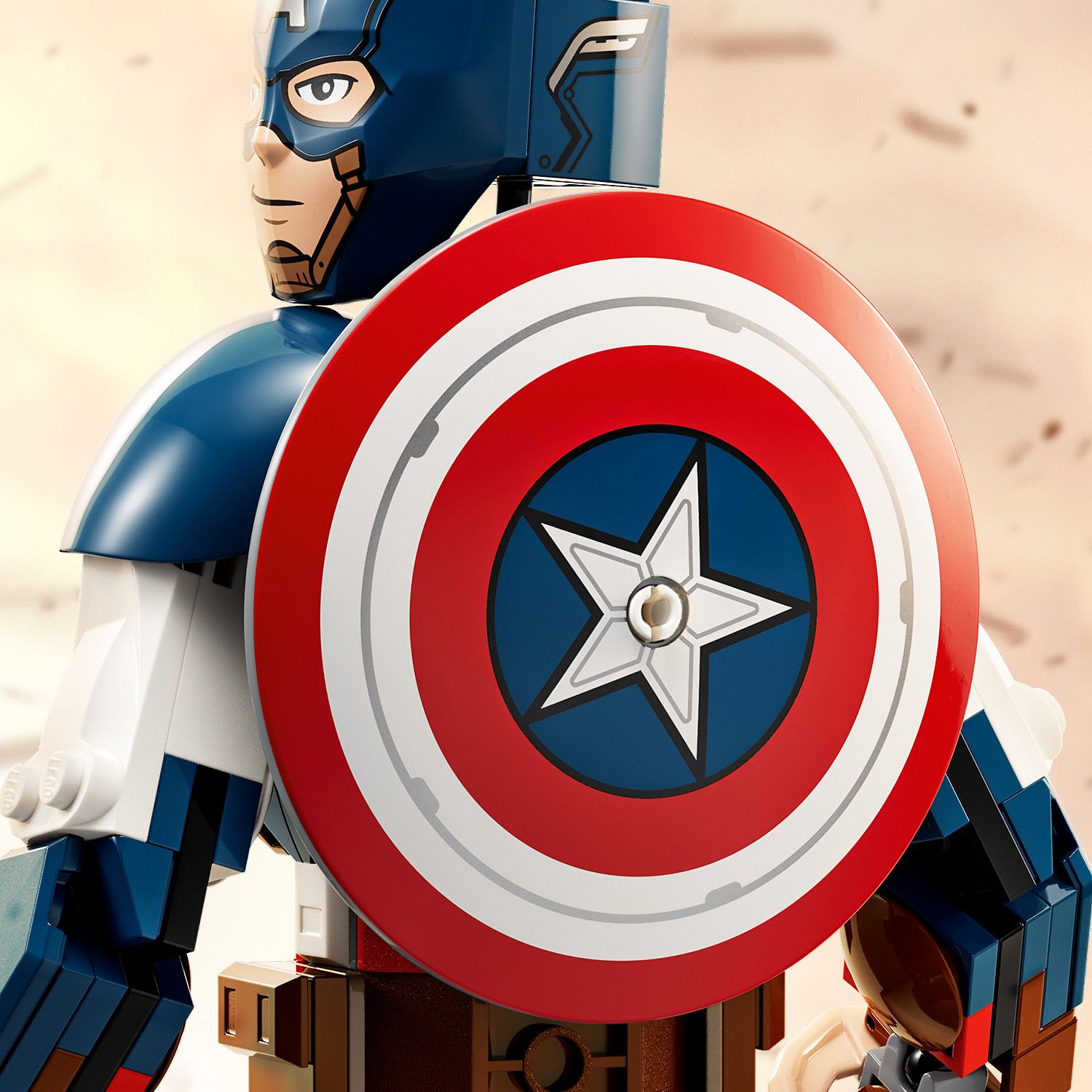 Конструктор LEGO Marvel Фигурка Капитана Америка для сборки, 310 деталей (76258) - фото 8