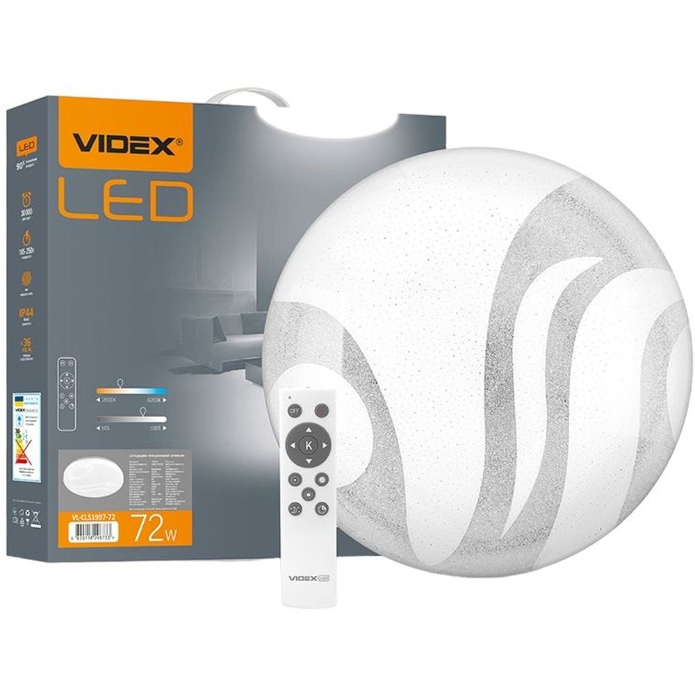 LED світильник Videx Wave функціональний круглий 72W 2800-6200K (VL-CLS1997-72) - фото 1